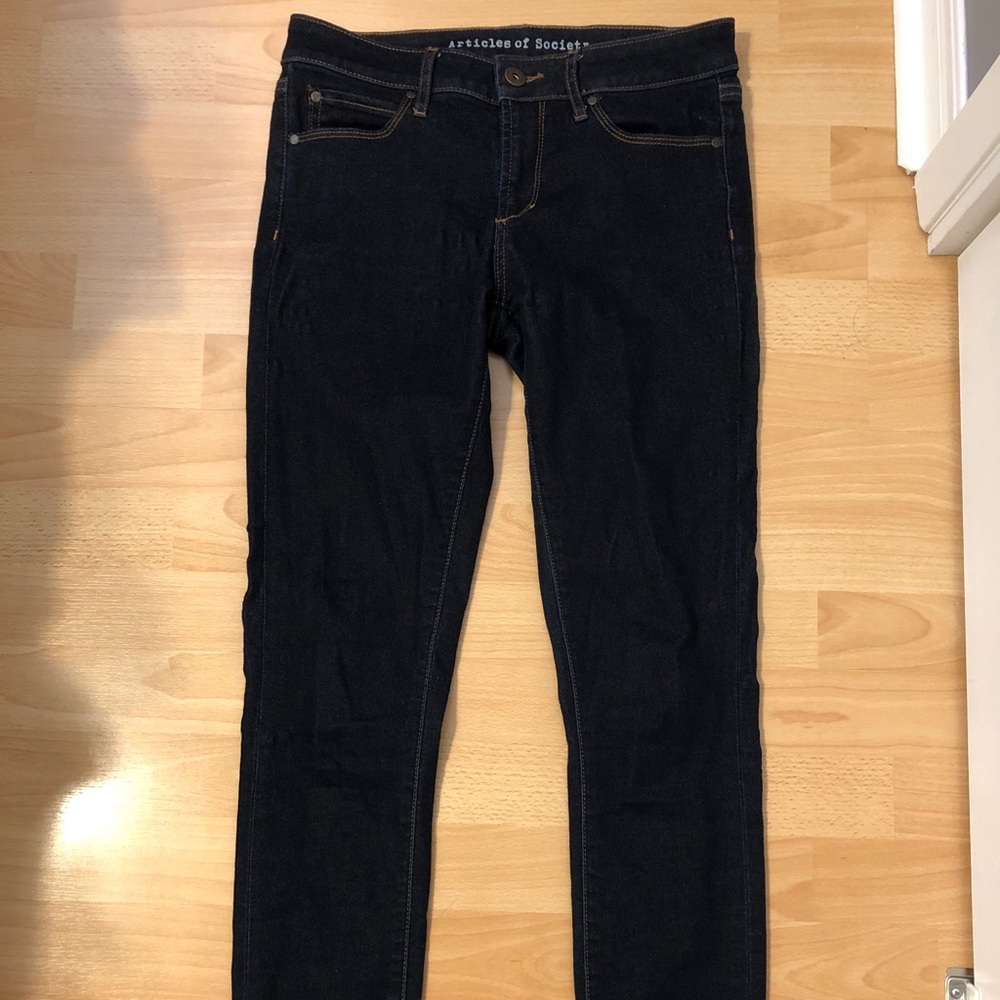Articles of Society dark wash skinny jeans